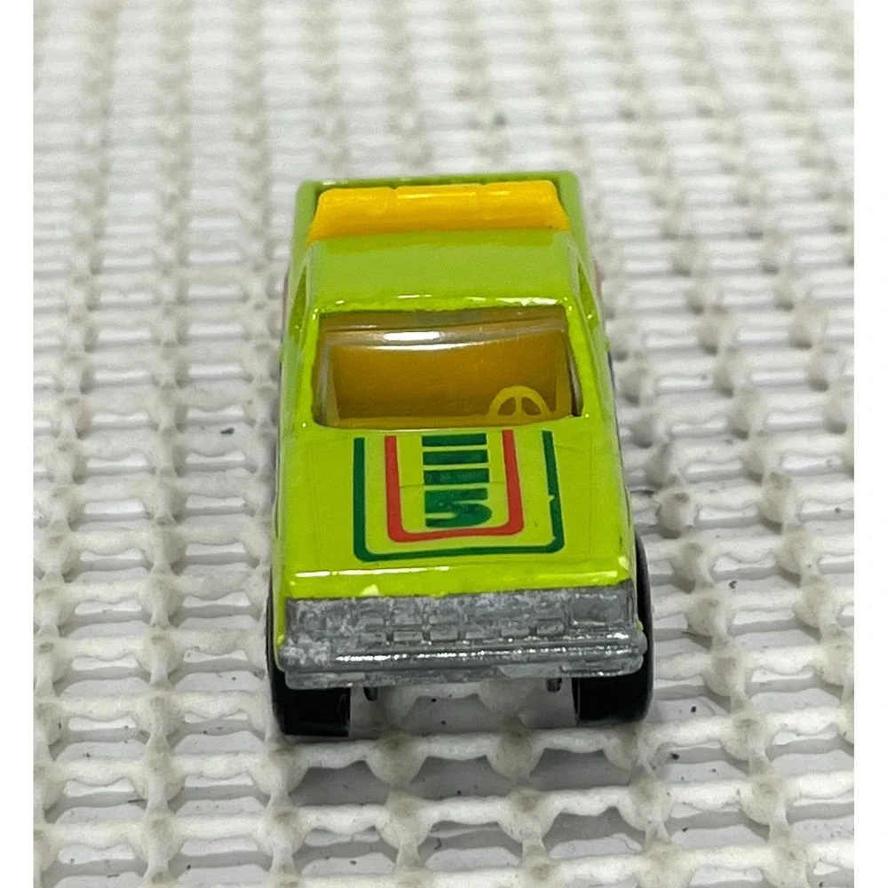 Vintage 1981 Matchbox Mean Green Racing Team Pickup Truck Toy Car‎